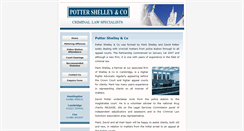 Desktop Screenshot of pottershelleyandco.co.uk